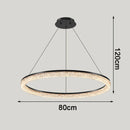 Axyaa Crystal Chandelier Pendant Light for Living Room Bedroom Ceiling, Luxury Indoor Lighting