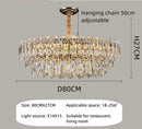 Axyaa Crystal Chandeliers: Modern Luxury LED Home Lighting