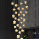 Axyaa Nordic Stair Chandelier Pendant Lights for Living, Bedroom, and Dining Room