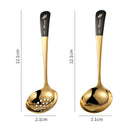 Axyaa Stainless Steel Soup Spoon Kitchen Utensil Set