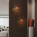 Axyaa Modern Glass Wall Lamp for Living Room Bedroom Decoration