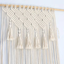 Axyaa Macrame Cotton Door Curtain Tapestry Wall Art Boho Wedding Backdrop Tapestry