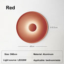 Axyaa Modern Round Wall Lamp for Bedroom, Living Room, Dining Room & Aisle