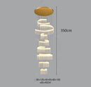 Axyaa Modern LED Ceiling Chandelier for Bedroom and Dining Room