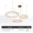 Axyaa Marble Pendant Light: Luxurious Circular Post-Modern Villa Duplex Lighting