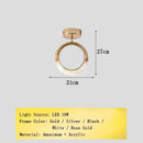 Axyaa Gold Ring LED Pendant Chandelier Ceiling Light Nordic Designer Fixture