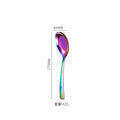 Axyaa Stainless Steel Long Handle Soup Spoon Ice Cream Teaspoons Coffee Spoons