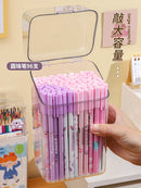Axyaa Acrylic Pen Holder Desktop Organizer for Office Supplies