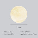 Axyaa Nordic Moon LED Floor Lamp PE Material Modern Design for Bedroom Living Room