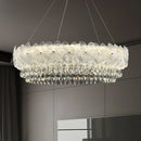 Modern Crystal LED Pendant Lights by Axyaa - Gold Plated Metal Hanging Lamp for Home Lighting