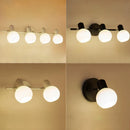 Axyaa Rotatable LED Wall Sconces: Modern Mirror Light for Living Room and Bathroom