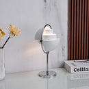 Axyaa Black Gold Metal Desk Lamp for Modern Living Room & Bedroom