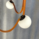 Axyaa Leather Chandelier: Nordic Minimalist Designer Italian Leather Belt Lighting
