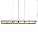 Axyaa Smoke Gray Glass Pendant Light - Nordic Design LED Hanging Lamp