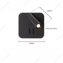 Axyaa Adjustable LED Reading Wall Lamp for Hotel Room, Bedroom, and Bedside