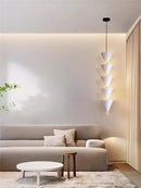 Axyaa Modern Long Line Chandelier Pendant Light for Bedroom