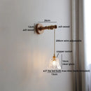 Axyaa Nordic LED Wall Lamp with Flower Shade & Switch, White Ceramic Glass Interior Decor