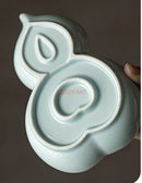 Axyaa Ceramic Tea and Pastry Plates Set - Chinese Style Home Fruit Plate