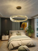 Axyaa Italian Crystal Chandelier: Luxury Minimalist Lighting for Elegant Living Spaces