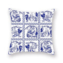 Geometric Mandala Flower Print Pillowcase for Home Decor by Axyaa