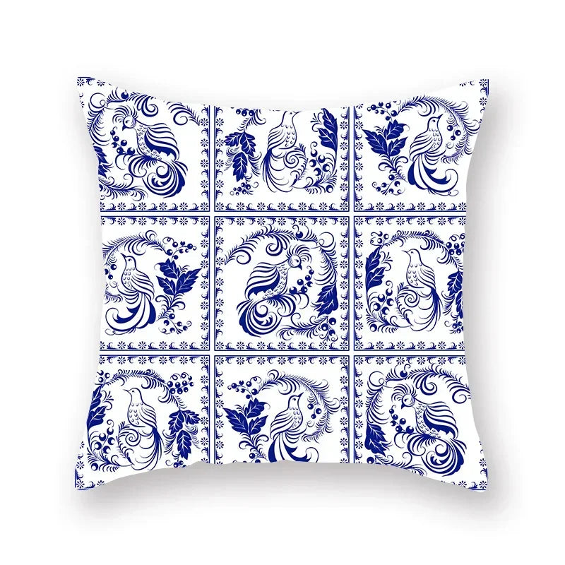 Geometric Mandala Flower Print Pillowcase for Home Decor by Axyaa
