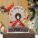 Axyaa Rotating Ferris Wheel Music Box with Lights and USB/Battery Power