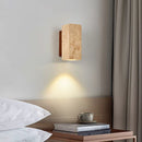 Axyaa Yellow Cave Stone Wall Lamps: Japanese Style Lighting for Living Room and Bedroom