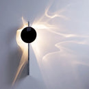 Axyaa Chrome LED Wall Light: Modern Science Fiction Lamp for Home Decor