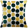 Axyaa Polka Dots Pattern Throw Pillow Cover - Sofa, Bedroom, Car Decor