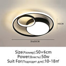 Axyaa LED Ceiling Light: Modern Minimalist Bedroom Chandelier for Living Room, Children's Room