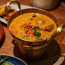 Axya Brass Thai Tableware Curry Pot with Two Ears and Lid