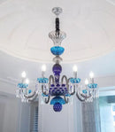 Axyaa Gold Crystal Chandelier Lighting for Living Room Dining Hall Kitchen Island