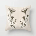 Axyaa Plant Pattern Pillowcase 45*45cm for Home Office Decor