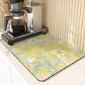 Floral Pattern Kitchen Coasters Set by Axyaa