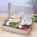 Axya Spice Rack Set with Pepper Sprayer and Seasoning Box