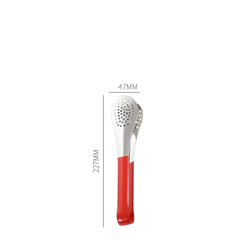 Axyaa Stainless Steel Kitchen Tongs - Nonstick Cooking Tool Clamp