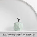 Axyaa Apple Pear Decoration: Simple Ceramic Fruit for Home & Office Décor