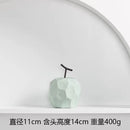 Axyaa Apple Pear Decoration: Simple Ceramic Fruit for Home & Office Décor