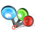 Axyaa Kitchen Funnel Set for Bottles, Jars, Liquid, and Powder Transfers