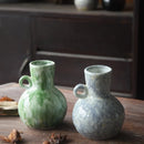 Axyaa Ceramic Hydroponic Vases: Creative Small Flower Arrangements for Home Decor
