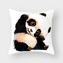 Axyaa Cute Animal Print Cushion Cover 45x45cm for Home Sofa Décor