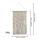 Axyaa Boho Macrame Tapestry Room Decor for Wall Art Aesthetics and Garden Style