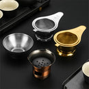 Axyaa Stainless Steel Tea Strainer Set - Japanese Style Infuser Filter for Kitchen