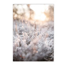 Snow House Nordic Canvas Wall Art by Axyaa for Living Room Decor