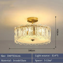 Axyaa Modern Retro Glass Luxury Chandelier for Living Room and Bedroom