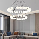 Nordic Black Metal LED Chandeliers by Axyaa