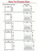 Axyaa Modern Embroidery Detail Cushion Cover, Home Decor Throw Pillow Case