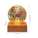 Axyaa 3D Fireworks Christmas Projector Lamp: Bedroom, Study, Art Decor Lighting