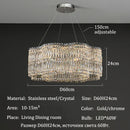 Axyaa Crystal Chandeliers: Modern Luxury Home Villa Living Room Lighting Fixtures