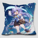 Axyaa Honkai Star Rail Pillowcase - Cosplay Cartoon Print Cushion Cover